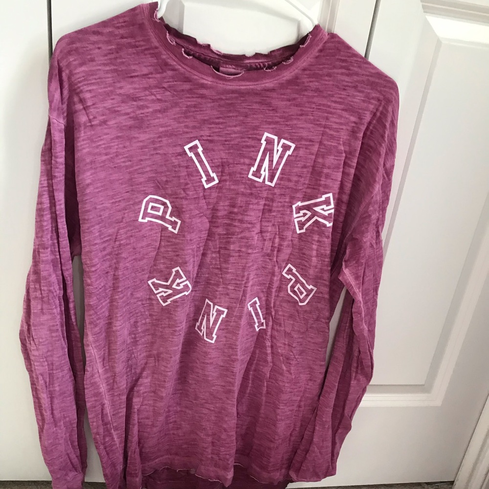 pink long sleeve